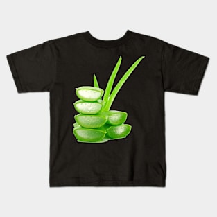 Green aloe vera plant, Aloe vera Kids T-Shirt